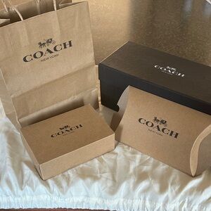Lot of 4 Coach Bags/boxes